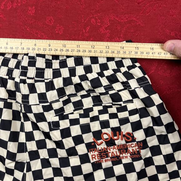 The Godfather Shorts Mens L Black & Ivory Checkered Shoe Palace 2022 - Picture 11 of 12
